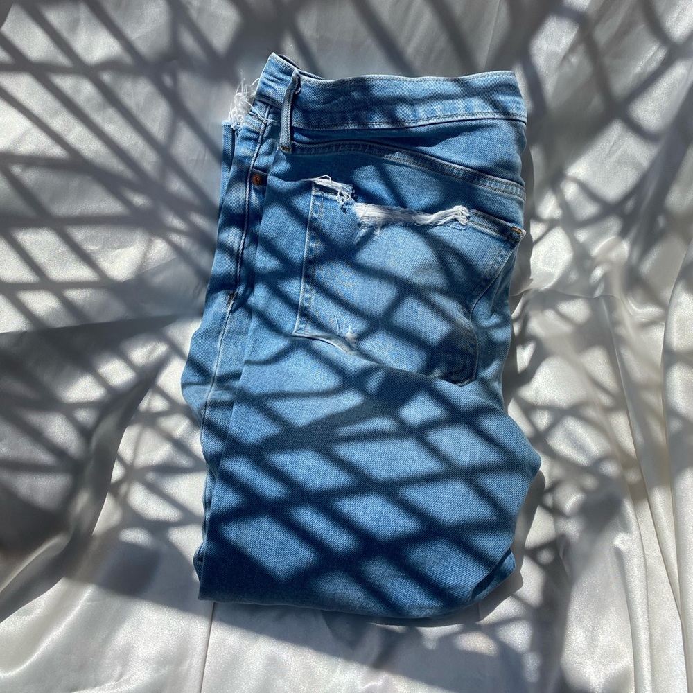 Gap Maternity Distressed Jeans